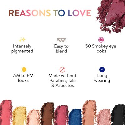 Belora: AM:PM Collection Eyeshadows Palette For Smokey Eyes - 10gm