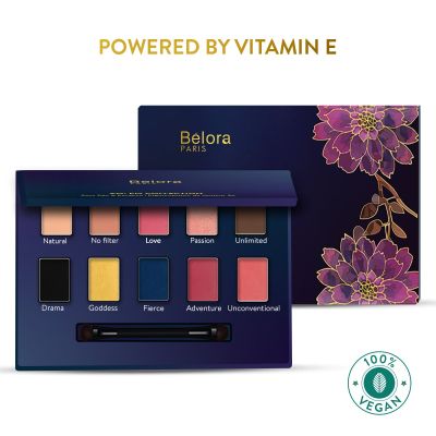 Belora: AM:PM Collection Eyeshadows Palette For Smokey Eyes - 10gm