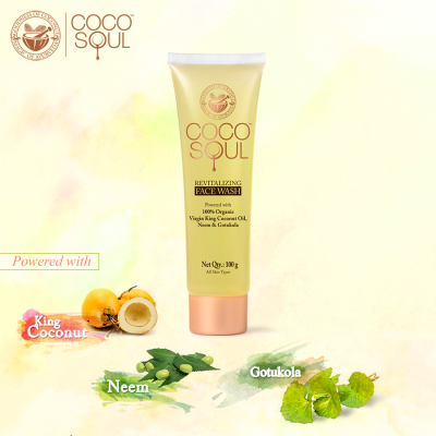 Coco Soul: Face Wash , With Coconut & Ayurveda , Paraben & Sulphate Free - 100ml