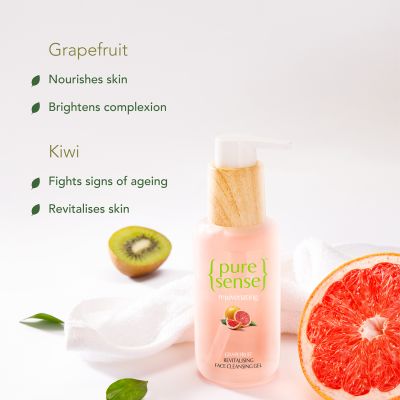 PureSense: Rejuvenating Grapefruit Revitalising Face Cleansing Gel - 100ml