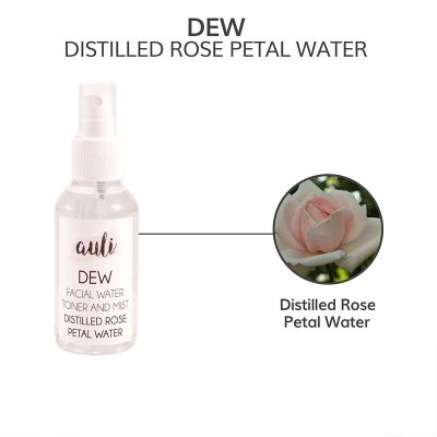 AULI: Dew Pure Rose Water Toner - 120ml