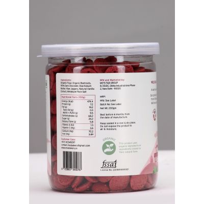 MOS Bakery: Beetroot & Dark Chocolate Cookies - 200gm