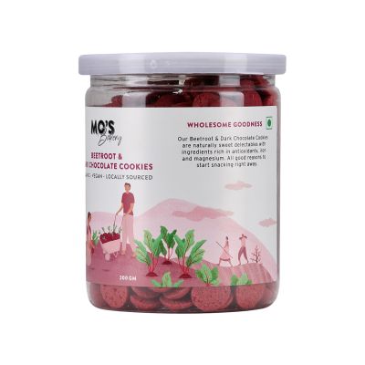 MOS Bakery: Beetroot & Dark Chocolate Cookies - 200gm