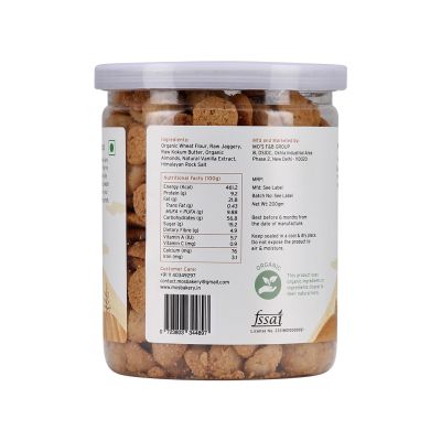 MOS Bakery: Wheatflour & Jaggery Cookies - 200 gm