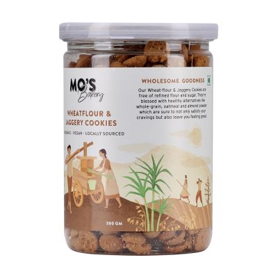 MOS Bakery: Wheatflour & Jaggery Cookies - 300 gm