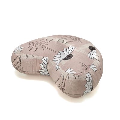 Sarveda: Crescent Zafu Meditation & Yoga Cushion - Texture