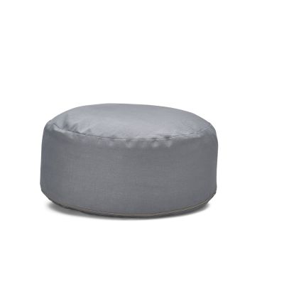 Sarveda: Buckwheat Hulls Hi-Zafu Meditation Cushion - Grey