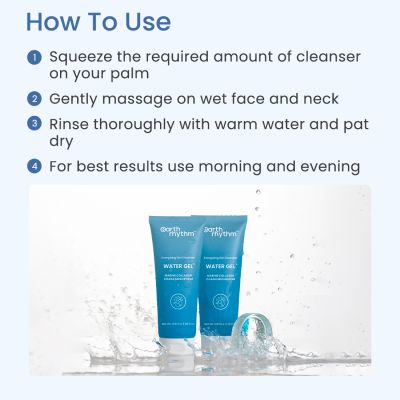 Earth Rhythm: Energising Water Gel Face Wash - 100ml