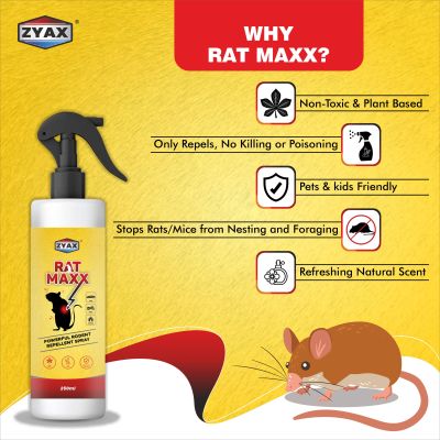 ZYAX: Rat Maxx Repellent Spray - 250ml