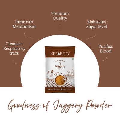 KesarCo: Jaggery Powder - Pack of 2 (500gm each)