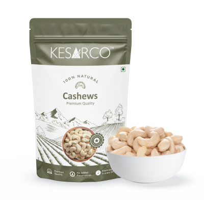 KesarCo: Premium W320 Cashews - Pack of 2 (200gm each)