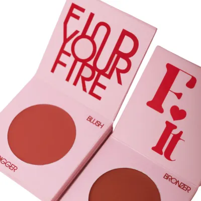 Flossy Cosmetics: Glowbot - Peach Digger/Chocolate Drizzle