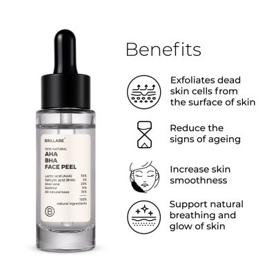 Brillare: AHA BHA Face Peel Serum - 30ml