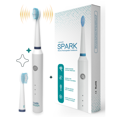 Caresmith: Spark Rechargeable Electric Toothbrush - White