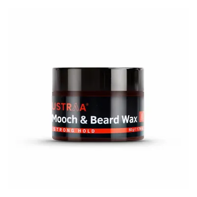 Ustraa: Beard & Mooch Wax - Strong Hold - 50gm