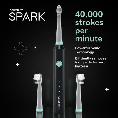 Caresmith: Spark Rechargeable Electric Toothbrush - Black