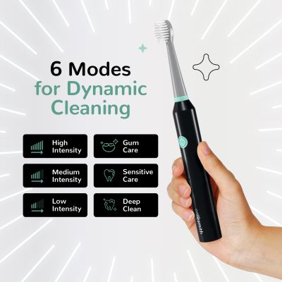 Caresmith: Spark Rechargeable Electric Toothbrush - Black