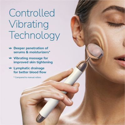 Caresmith: Bloom Vibrating Rose Quartz Face Roller
