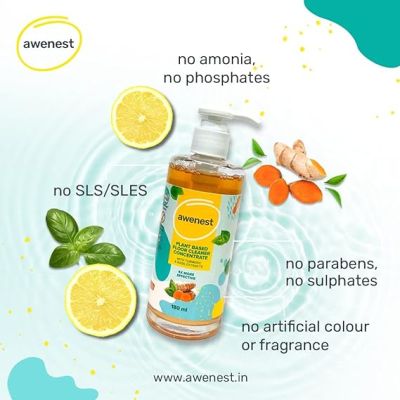 awenest: Plant Based Floor Cleaner Concentrate with Dispenser - 180ml
