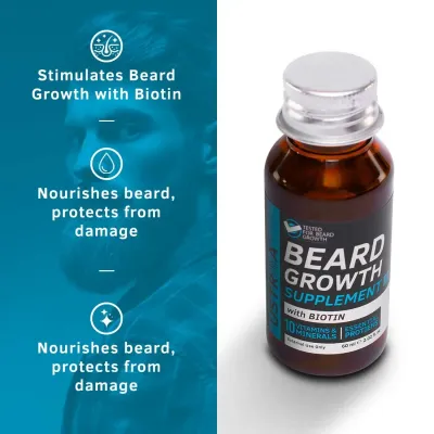 Ustraa: Beard Growth Supplement - 60ml