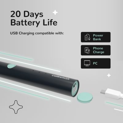 Caresmith: Spark Rechargeable Electric Toothbrush - Black