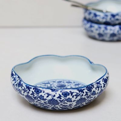 Mora Taara: Blue & White Porcelain Bowl- Medium