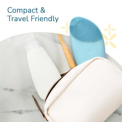 Caresmith: Battery Powered Sonic Massager Brush For Facial Cleansing - Blue Arctic