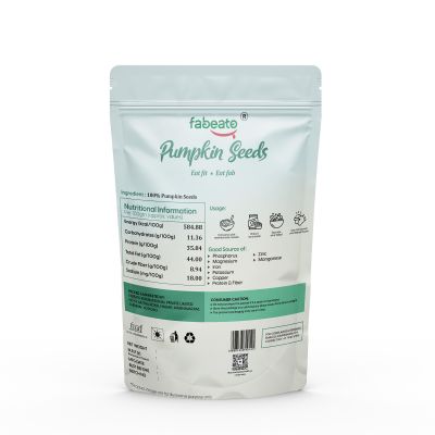 Fabeato: Natural Raw Premium Pumpkin Seeds - 200gm