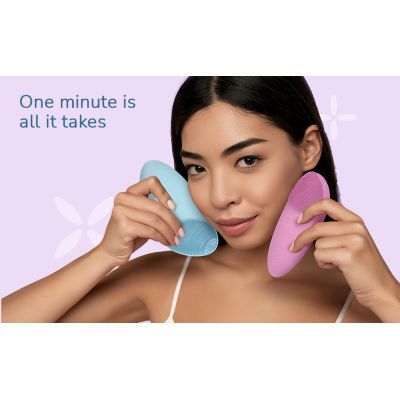 Caresmith: Battery Powered Sonic Massager Brush For Facial Cleansing - Pink Taffy