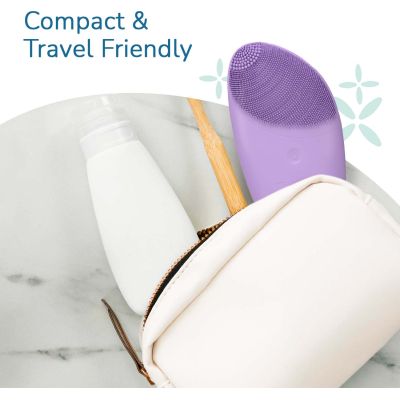 Caresmith: Battery Powered Sonic Massager Brush For Facial Cleansing - Lavender Spunk