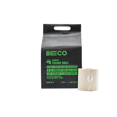 Beco: Bambooee Tissue Roll (3 Ply) - 220 Pulls - 8in1 (Value Pack)