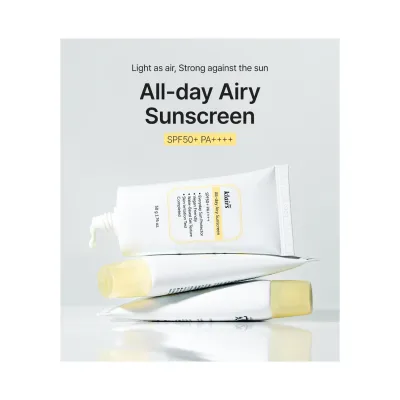 Klairs: All-Day Airy Sunscreen SPF 50+ PA++++ | 50gm
