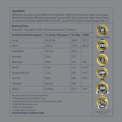 Proathlix: Heavy Muscle Gain - Chocolate - 3kg