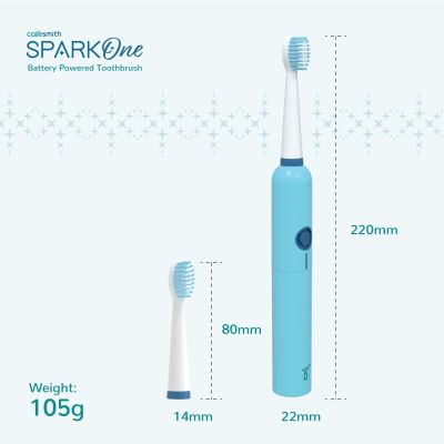 Caresmith: Spark One Electric Battery Toothbrush | Blue