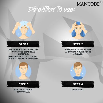 Mancode: Charcoal Shampoo - 200ml