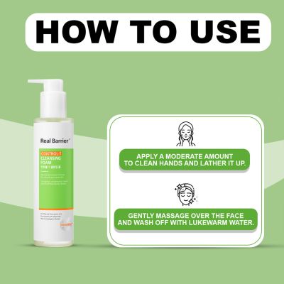 Real Barrier: Control-T Cleansing Foam - 190ml