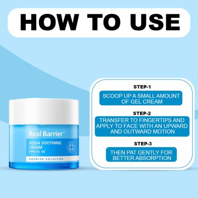 Real Barrier: Aqua Soothing Cream - 50ml