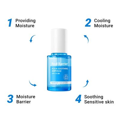 Real Barrier: Aqua Soothing Ampoule - 30ml