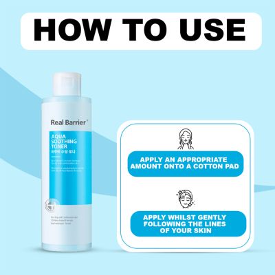 Real Barrier: Aqua Soothing Toner - 190ml