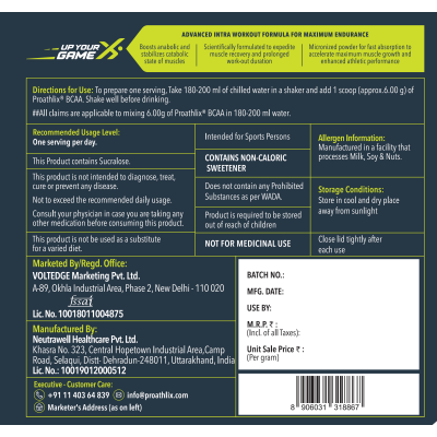 Proathlix: BCAA - Tropical Twist - 180gm