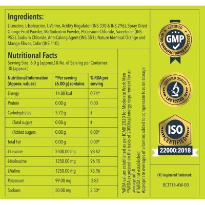 Proathlix: BCAA - Tropical Twist - 180gm
