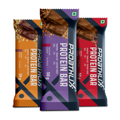 Proathlix: Protein Bar (Mixed Flavour) Pack of 12