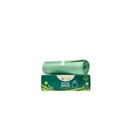 Beco: Compostable Medium 19 X 21 Inches Garbage Bags/Trash Bags/Dustbin Bags 15 Pieces - Pack of 3 <br /><span style="font-size:16px;">Buy 2 get 1 free</span>