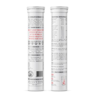 Zingavita: Triple Strength Apple Cider Vinegar 1500mg Effervescent Tablet with the Mother - 15Tablets