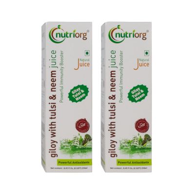 Nutriorg: Giloy Neem Tulsi Juice - 250 ml ( Pack of 2)