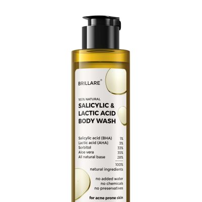 Brillare: Salicylic & lactic Acid Body Wash - 200ml