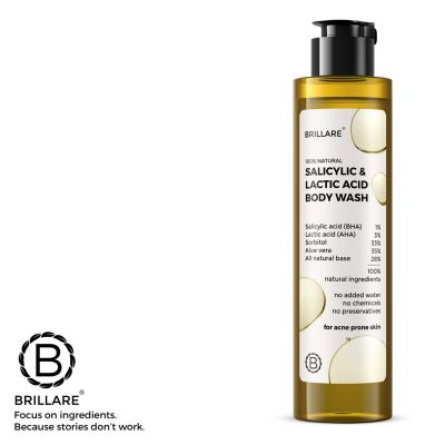 Brillare: Salicylic & lactic Acid Body Wash - 200ml