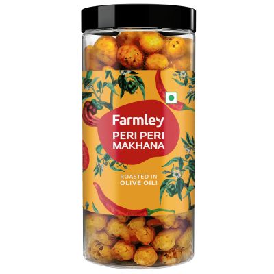 Farmley: Roasted & Flavored Makhana - Peri Peri Farmley Jar 83 g