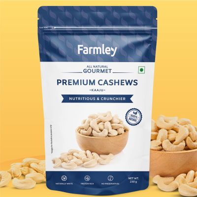 Farmley: Premium W320 Cashew Farmley Vacuum Standee Pouch 250 g