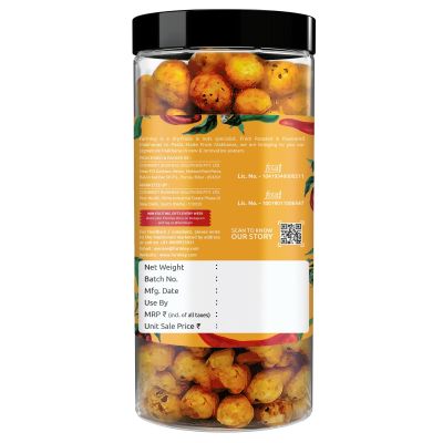 Farmley: Roasted & Flavored Makhana - Peri Peri Farmley Jar 83 g